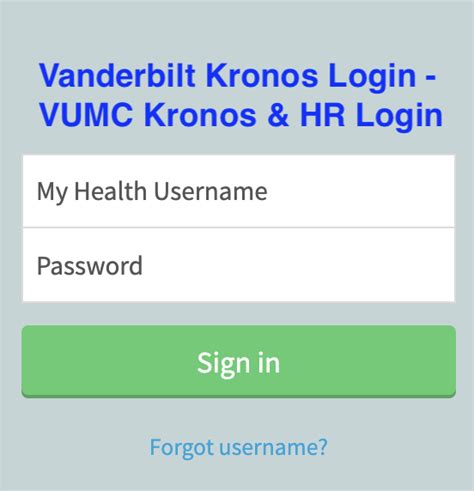 kronos vanderbilt|coh kronos login.